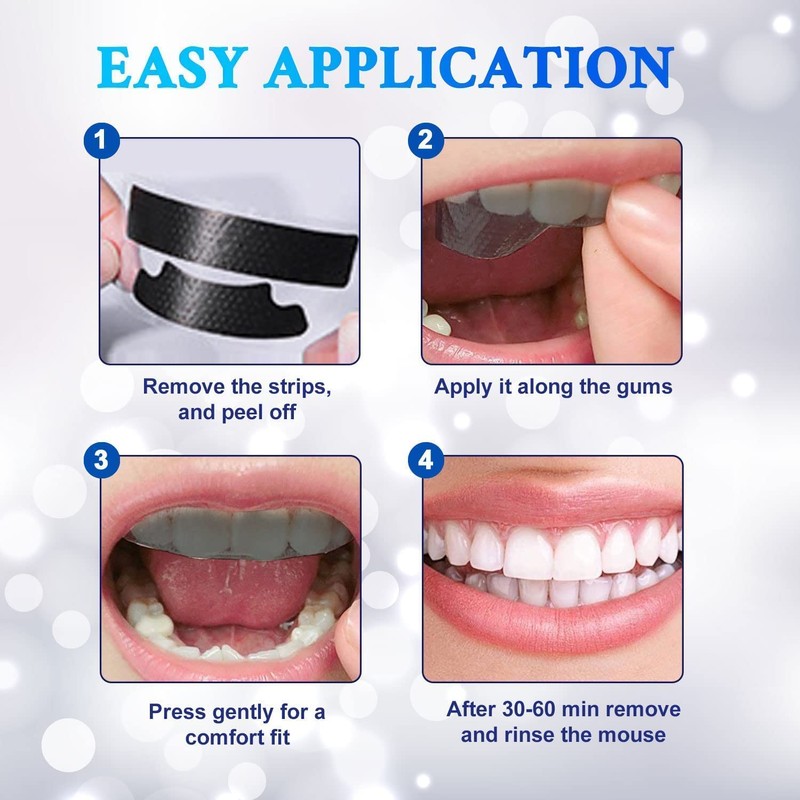 Waving Palms Teeth Whitening Strips, Whitening Strips, 28 Non-Sensitive Whitening