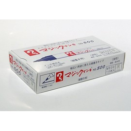 Magic Ink Permanent Pen No.500, Fine Point, Gray, 10 Pens B-M500-T14