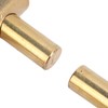 Brass Keychain, Smal Oval Slide Locking Snap Lock Clip Buckle