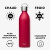 Qwetch 1 Litre Matte Garnet Insulated Flask