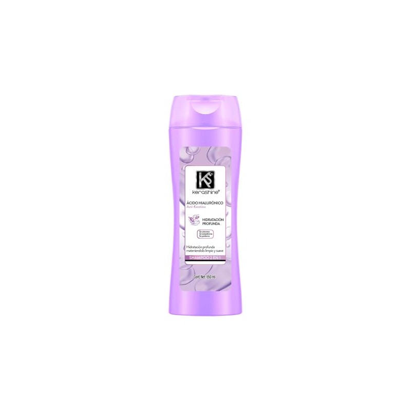 Kerashine Shampoo Hidratante 2 en 1 con Ácido Hialurónico 650ml