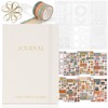ZICOTO Ultimate All-in-One Journaling Kit - Incl. Journal Notebook With Linen Hardcover and Dotted Pages, Stencils, Stickers, Washi Tapes, Paper Clips and More Bullet Checklist Supplies