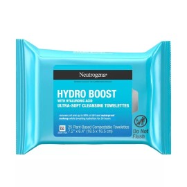 Neutrogena Hydro Boost Facial Cleansing Wipes - 25 Count