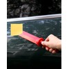 QWORK Plastic Chisel Scraper Set, 3/4", 7/8", 1", 1-1/2" Chemical
