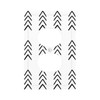 Black White Modern Striped 1 Gang Electrical Duplex Outlet Cover