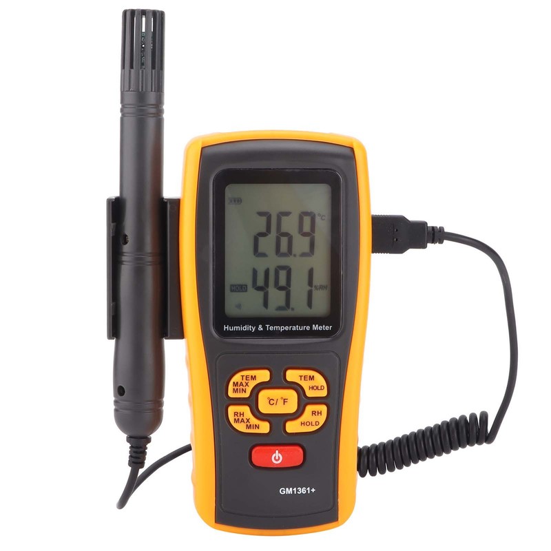 GM1361+ Electronic Thermometer Hygrometer Handheld Portable Temperature Humidity Meter
