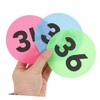 STOBOK 36 Sheets carpet markers Spot for classroom circle spot
