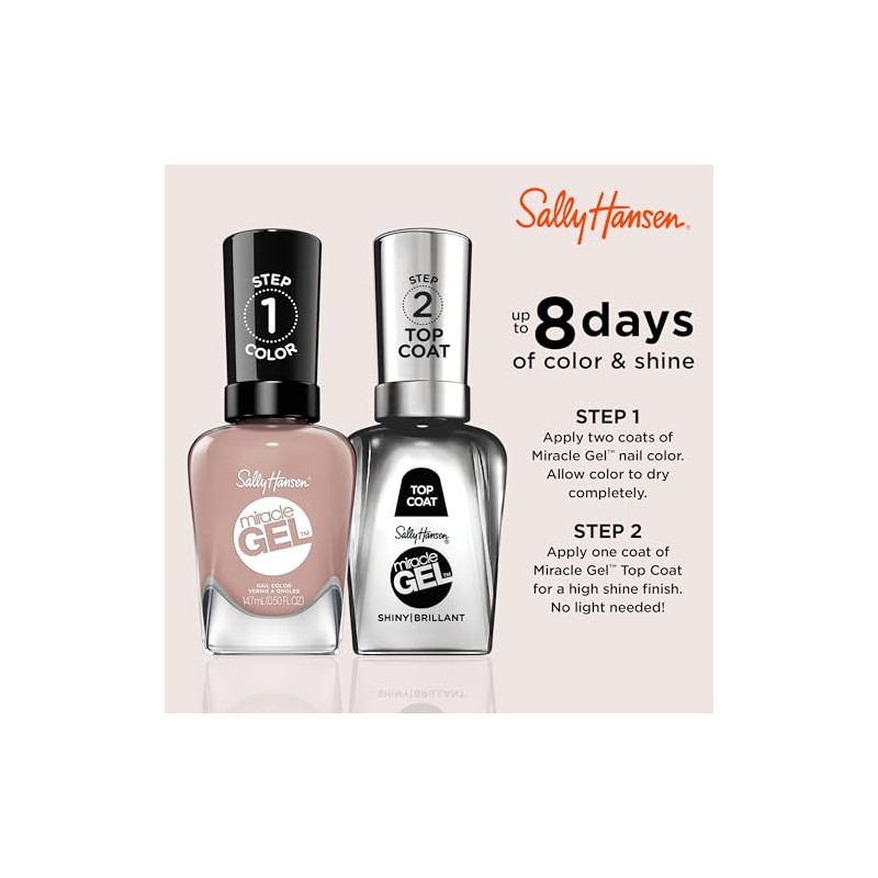 Sally Hansen Miracle Gel Travel Seekers Collection, Nail Polish, Love