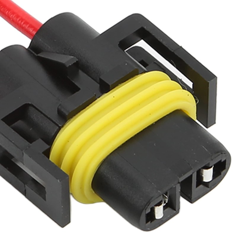 2pcs Fog Light Connector H11-1 Headlight Connector ABS Headlight Wiring