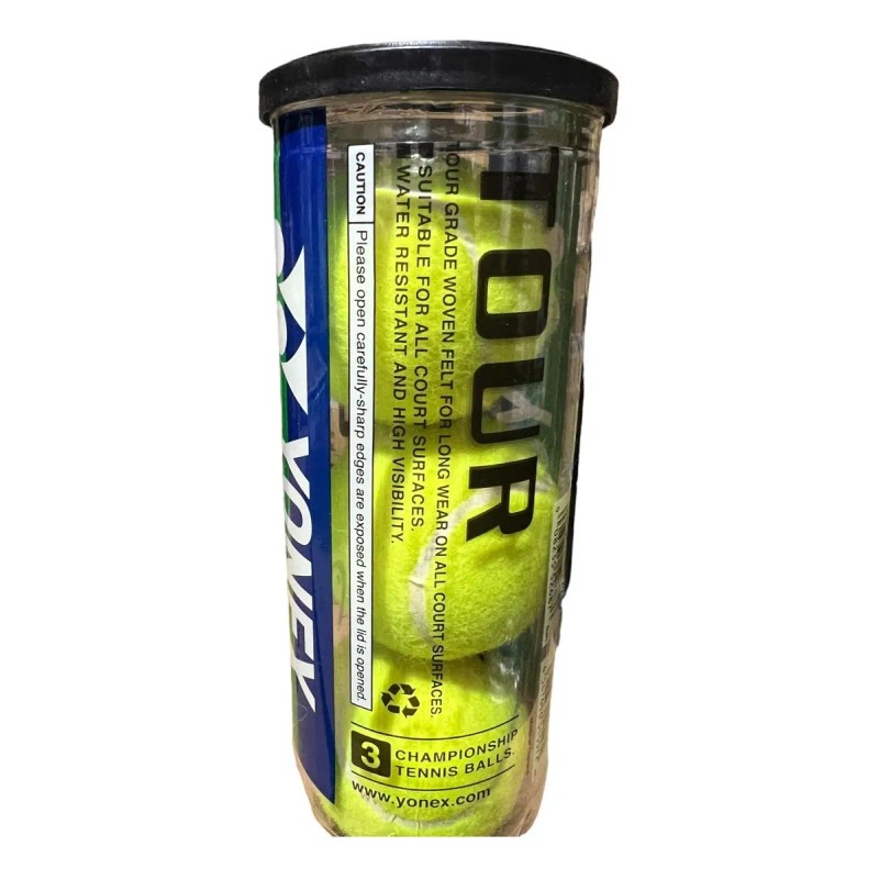 Pelota De Tenis Yonex Tour Nivel Del Mar Bote C/3