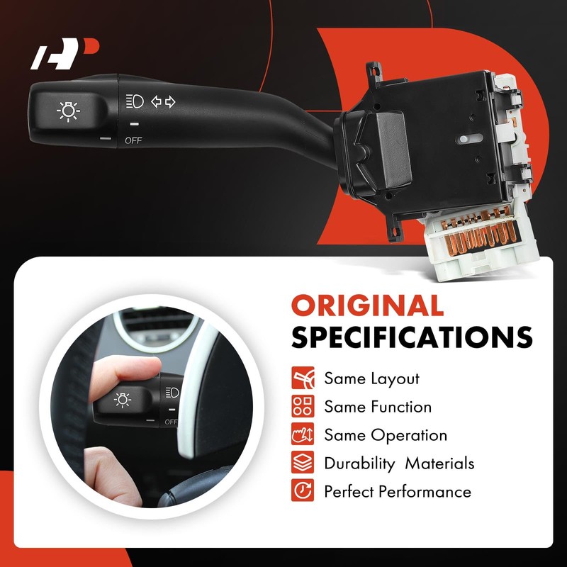 A-Premium Turn Signal Switch, Multifunction Switch Lever Compatible with Toyota