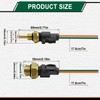 ZOKYUYS Engine Coolant Temperature Sensor Switch and Connector Pigtail Kit,
