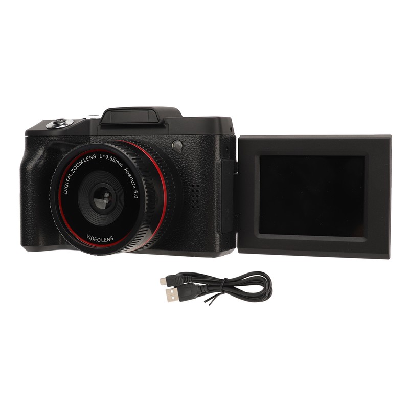 1080P Digital Camera 16MP HD Flip 2.4in TFT Screen 1/4