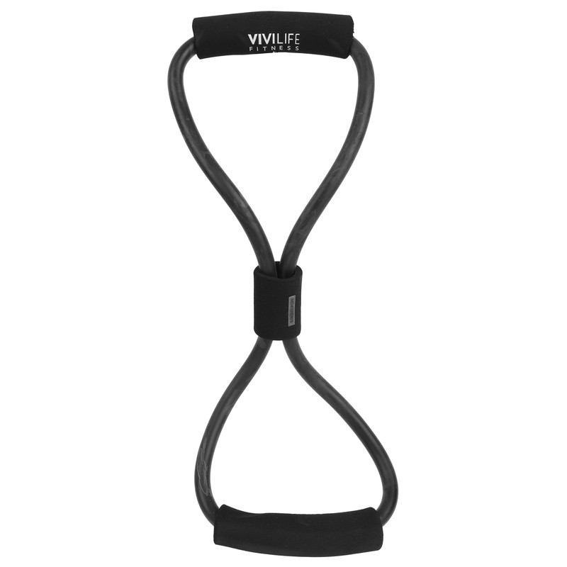 VIVI LIFE Fitness Black Medium Resistance Stretch Cord Builds Muscle