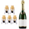 Topyond Golden Champagne Stoppers,Stainless Steel Reusable Wine Wine Stopper,Wine Stoppers