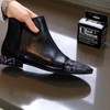 Boot Rescue all-natural cleaning wipes for leather and suede boots.