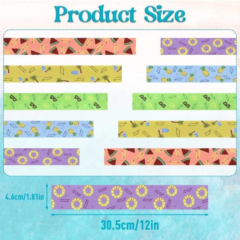 10 PCS Towel Bands for Beach Chairs, Windproof Towel Clips