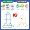 140 PCS Fort Building Kit for Kids Age 4-10, Den