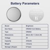 Brightown CR2032 Batteries, 3V Lithium Coin Cell Batteries, CR2032 Button