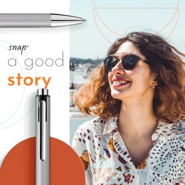 Pelikan 817691 Snap Ballpoint Pen Metallic Silver, Pack of 1, 817691