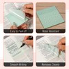 Mr. Pen- Transparent Sticky Notes, 3”x3”, Boho Colors, 12 Pads,