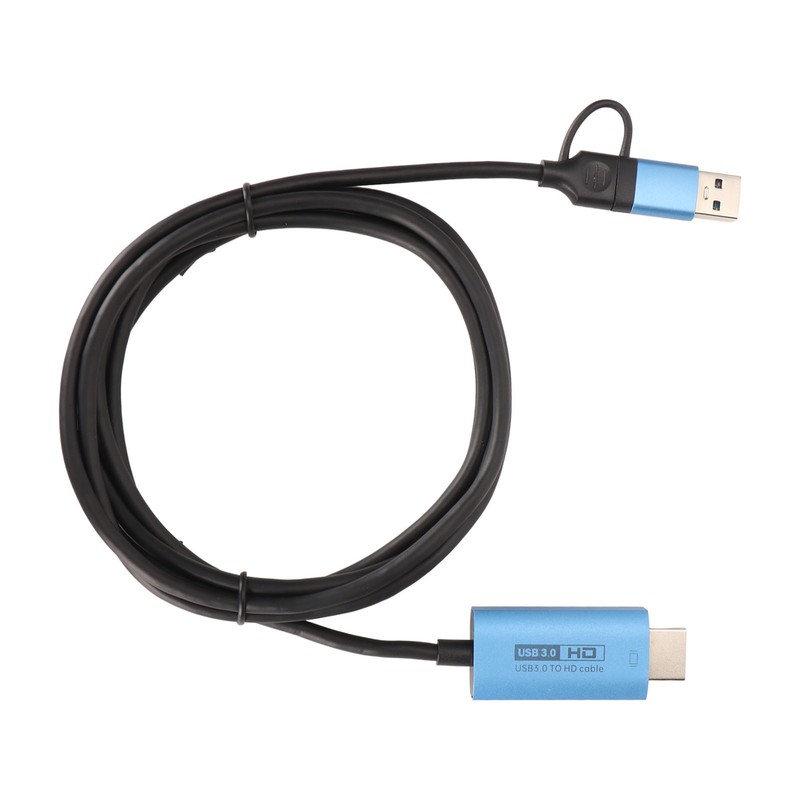 USB3.0 to HD Multimedia Interface Cable 5Gbps 1080P USB C