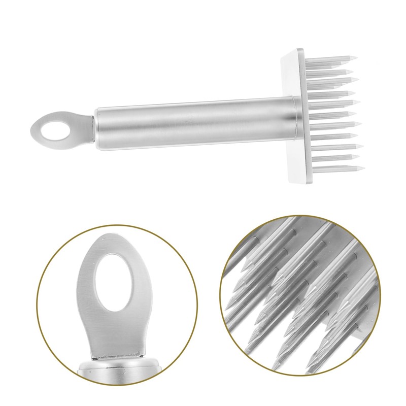 GLEAVI Stainless Steel Meat Inserter Tool for Efficient Pork Insertion