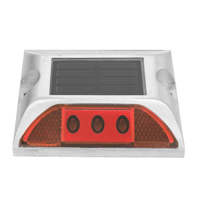 LED Solar Power Ground Marker Lights Waterproof Outdoor Driveway Road