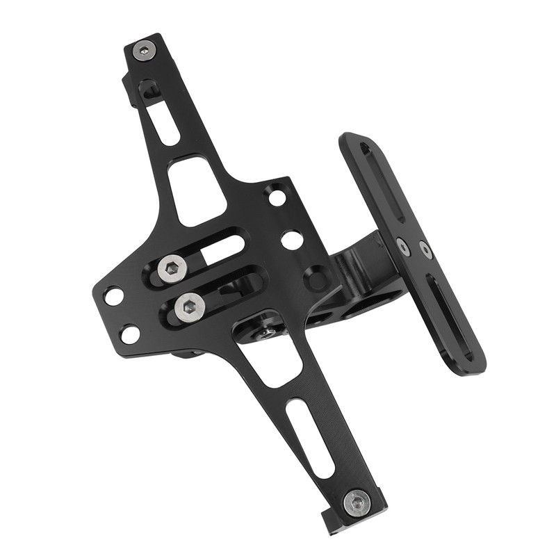Motorcycle License Plate Bracket CNC Aluminium Alloy Universal Adjustable Motorcycle