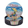 ItS 5 O'Clock Somewhere Parrot Coasters Set of 6 Pack