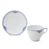 Royal Copenhagen Princess 1104071 Coffee Cup & Saucer, 6.1 fl