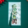 Set of 2 Exquisite Floral - Designed Metal Bookmarks with