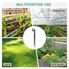 M METERXITY 10-Pack Irrigation Drip Support Stakes, 200x32mm for 2/7
