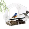 Bird Feeders for Outdoors, Enhanced Suction Grip, Bird Watching for