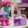 Oletx 12Pcs Purple Gable Gift Boxes, Party Favor Treat Box,
