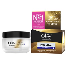 Olay Anti-Wrinkle Pro Vital Anti-Ageing Night Moisturiser, 50 ml