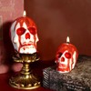 Tone Fun Scar face Skull Shape Candle Silicone Molds for