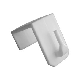20 x Window Hooks, Decorative Hooks, Window Clips, White for Your Window Decoration or for Attaching Your Window Curtain Rods (Choose Your Individual Window Thickness When Buying) (21-25 mm Window