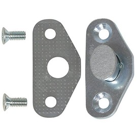 Auto Krafters Compatible/Replacement For Door Striker Plate 1967-70 Mustang Cougar 65-70 Galaxie Monterey 66-70 Falcon 70-77 Maverick LH RH (C5AZ-6222008A)