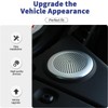 For Defender 110 Car Styling Aluminum Alloy Dashboard Circular Speaker