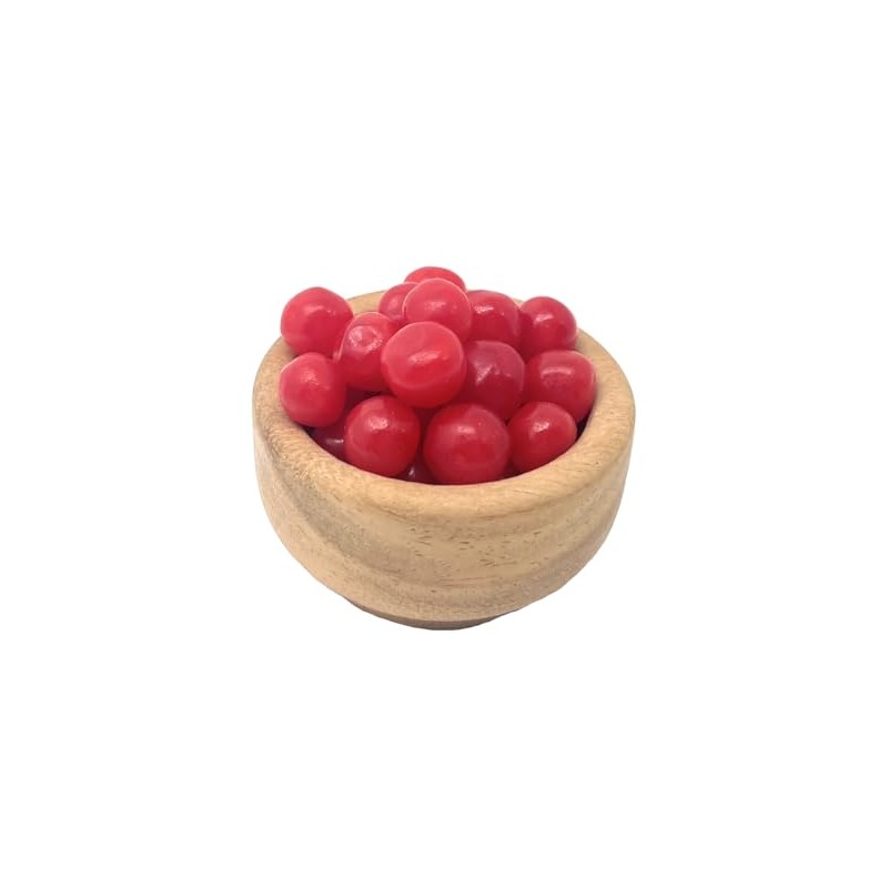 YANKEETRADERS, Cherry Chewy Sour Ball Candy, 2 lb Bulk Size