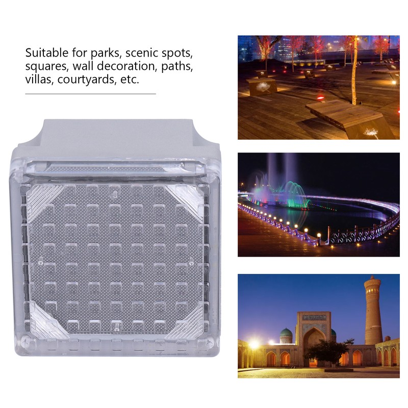 LED Solar Ground Light Outdoor Buried Lamp Landscape Lighting for
