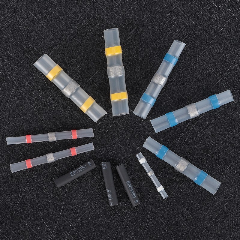 500pcs Heat Shrink Tube Butt Connectors Set Solder Seal Electrical