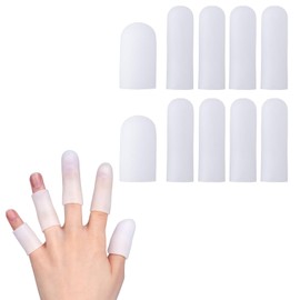 コモライフ ぴったり手指保護キャップ 大小10個組 手指 保護 キャップ 指キャップ 爪 左右兼用 カットOK 洗える