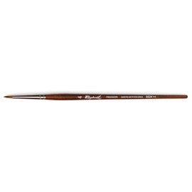 Raphael Precision Synthetic Sable, Watercolor and Mixed Media Brush, Short Handle, Series 8524, Retouch, Size 4