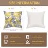 Bright Creations Cushion Covers Set of 4 Grey and Yellow