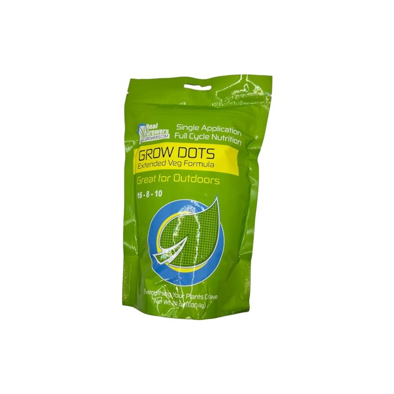 Grow Dots Extended Veg Plant Food, Single-Application, Programmed-Release Plant Nutrient