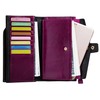 YALUXE Women's Genuine Leather Wallet RFID Blocking with 21 Card