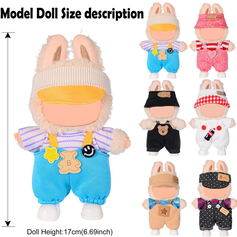 17 cm moda bambole vestiti e accessori in totale 6