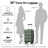 MGB Carry On Luggage 22x14x9 Airline Approved with TSA Lock,